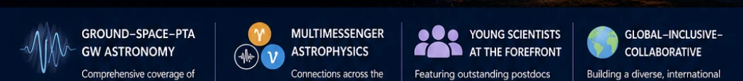 Ground-space-PTA gravitational-wave astronomy, multimessenger astrophysics, young scientists and global collaboration